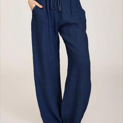 Women's Casual Cotton And Linen Loose Yoga Pants
