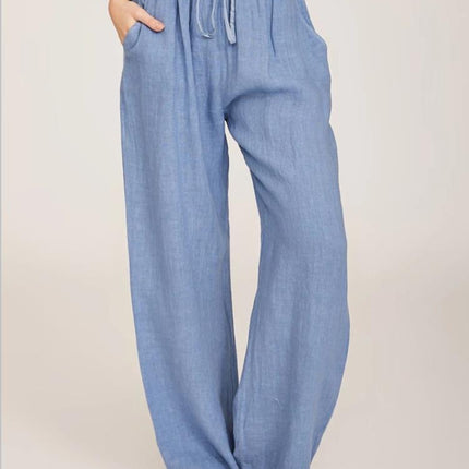 Women's Casual Cotton And Linen Loose Yoga Pants