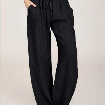 Women's Casual Cotton And Linen Loose Yoga Pants